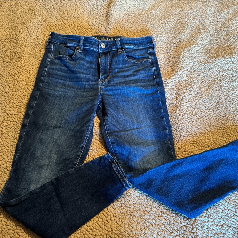 American Eagle Outfitters Dark Blue Skinny Jeans